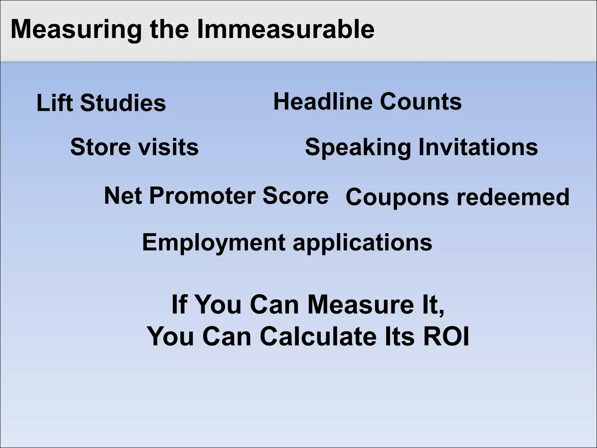 Terms of Engagement
Click to edit Master title style

                   Downloads       Subscriptions
  Repeat Visits
                                    Comments
       Shares     Retweets

      Bookmarks     Employment applications

   Pages/visit    Lead forms        Forwards

  Phone calls       Ratings          Reviews
 