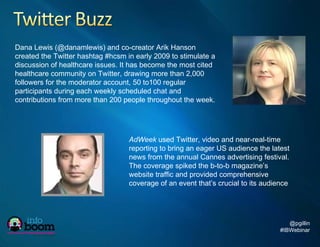 Dana Lewis (@danamlewis) and co-creator Arik Hanson created the Twitter hashtag #hcsm in early 2009 to stimulate a discuss...