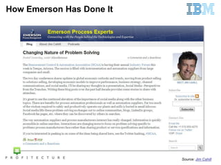 How Emerson Has Done It




                          Source: Jim Cahill
 