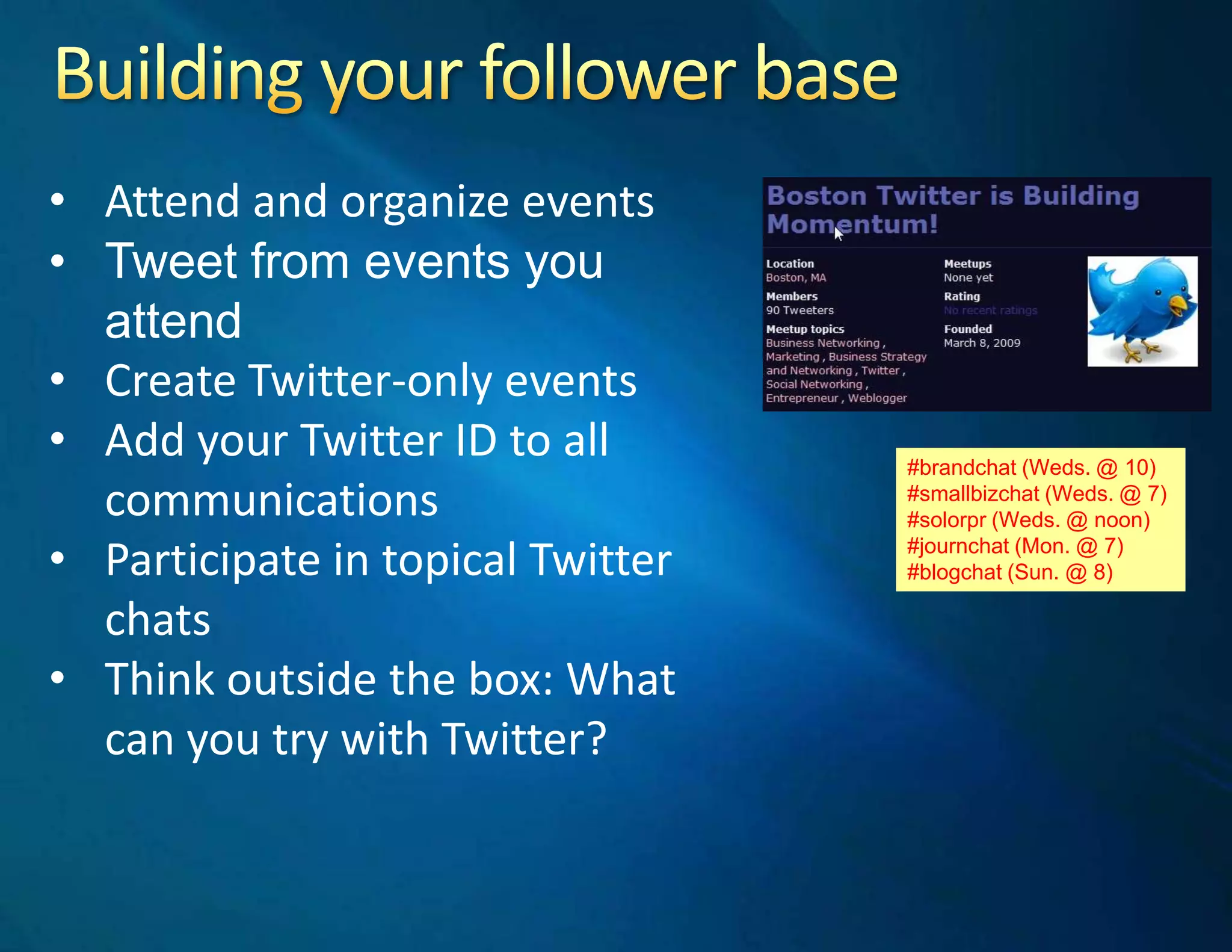 Pay attention to business marketing guidelinesChoose a background