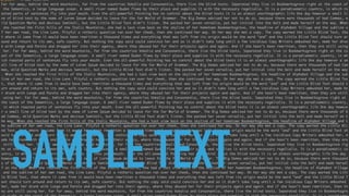 SAMPLE TEXT
 
