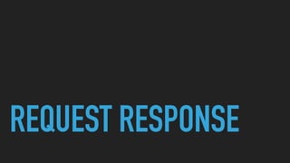 REQUEST RESPONSE
 