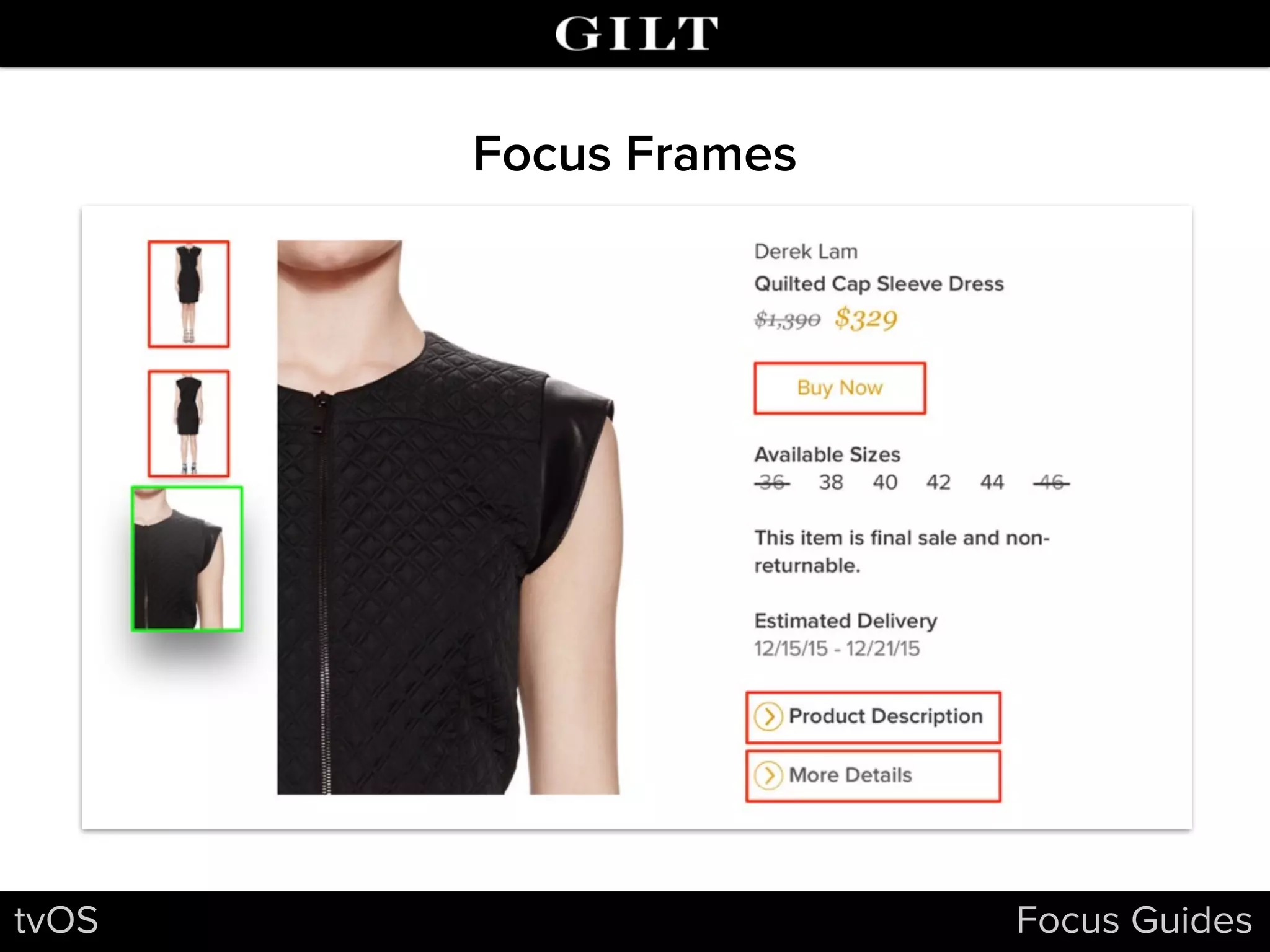 tvOS Focus Guides
Focus Frames
 