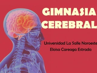 GIMNASIA CEREBRAL Universidad La Salle Noroeste Eloisa Careaga Estrada 