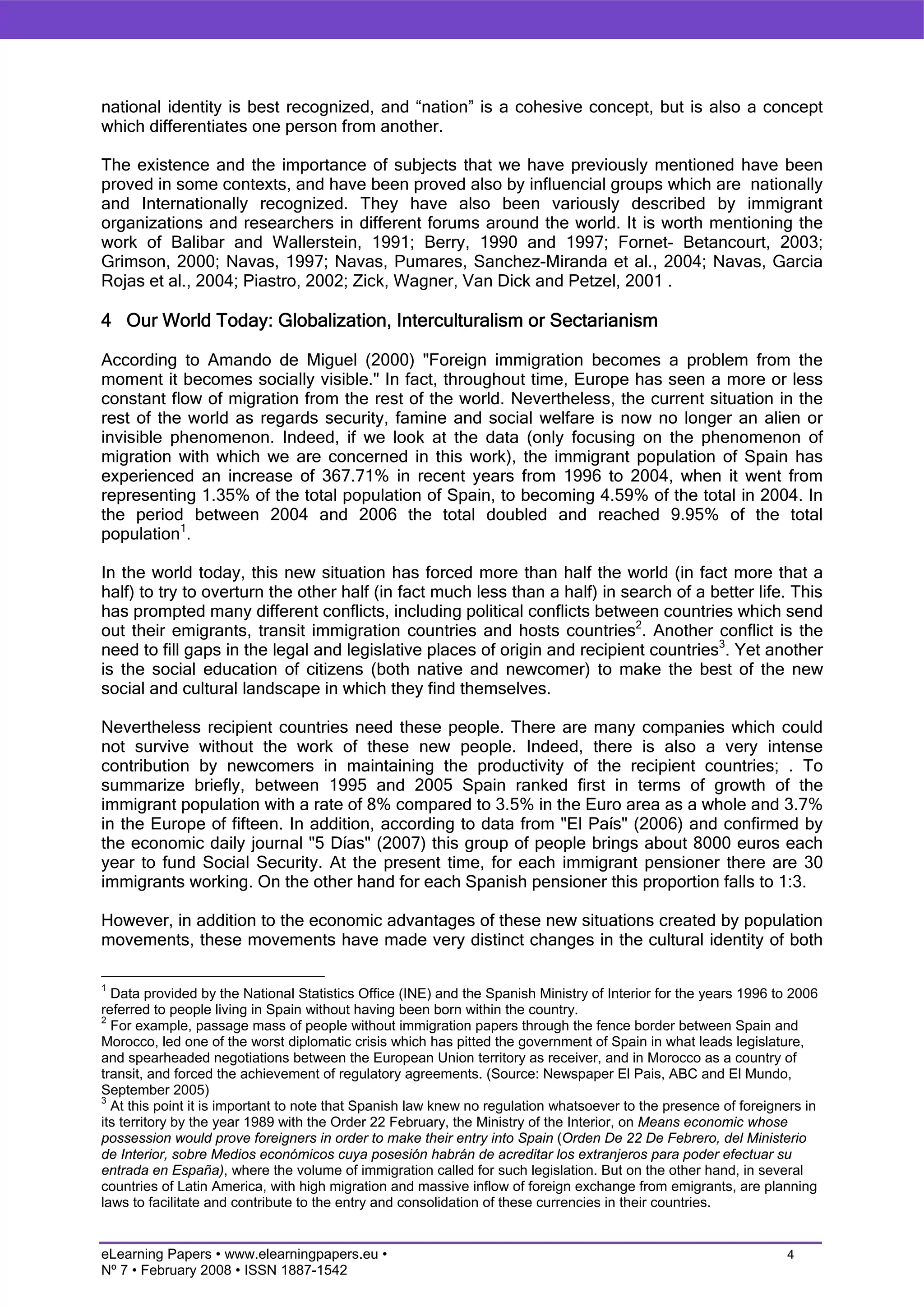 Migrations and the Net: new virtual spaces to build a cultural identity