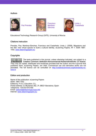 Migrations and the Net: new virtual spaces to build a cultural identity