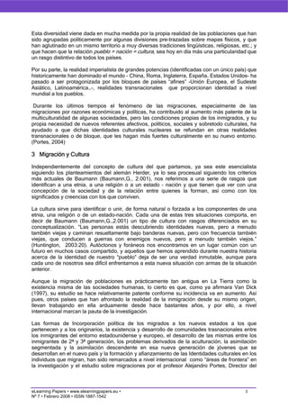 Migrations and the Net: new virtual spaces to build a cultural identity