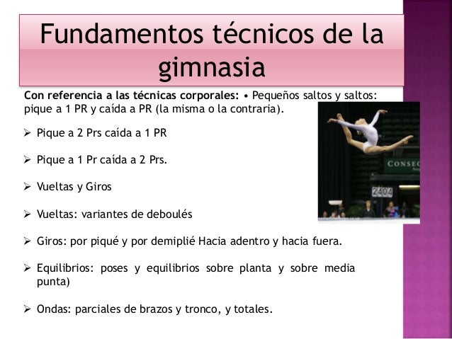 Clasificacion De La Gimnasia Ritmica Tipos de Gimnasia