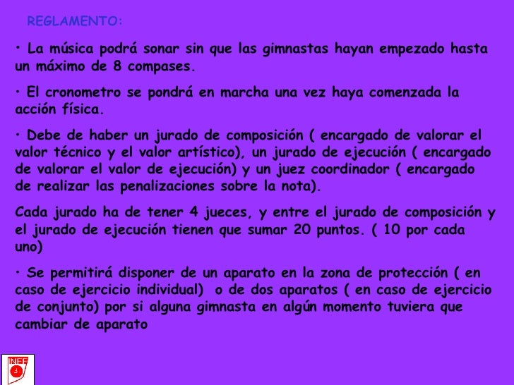 Gimnasia rítmica!**