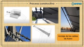 Proceso constructivo
Anclaje de los cables
de Acero
 