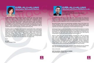 GimnastikGimnastik
76
Timbalan Perdana Menteri Merangkap
Menteri Pelajaran Malaysia
Bismillahirrahmanirrahim,
Assalamualaikum Warahmatullahi Wabarakatuh,
dan Salam Sejahtera.
Saya mengambil kesempatan ini untuk mengucapkan setinggi-tinggi tahniah kepada
Bahagian Sukan dan Bahagian Pendidikan Guru atas kejayaan penerbitan modul ini.
Aktiviti sukan telah menjadi semakin penting dan wajib dilaksanakan di semua sekolah
di seluruh negara. Pihak yang terlibat dalam pengurusan sukan seharusnya merancang,
mengurus dan melaksanakan kegiatan ini secara sistematik, cekap, berkesan dan
berlandaskan keilmuan dan kemanusiaan.
Dalam menghadapi alaf baharu yang serba mencabar ini, kita harus sentiasa memainkan
peranan dan tanggungjawab untuk melahirkan modal insan, iaitu murid yang seimbang
dan harmonis secara menyeluruh dan bersepadu. Pewaris generasi akan datang ini mampu
menyahut cabaran dan memastikan kesejahteraan negara berkekalan dan seterusnya
dapat meningkatkan kemajuan negara. Generasi ini merupakan penentu kegemilangan
.gnitneptamanakusitivitkamaladdirumnatabilgnepnadnanarep,utihelO.kalekaragen
Program sukan tersebut membolehkan murid memperoleh, menyebar dan menggunakan
ilmu pengetahuan.
Saya ingin mengucapkan setinggi-tinggi penghargaan dan terima kasih kepada semua
pihak yang terlibat dalam menyumbangkan idea sehingga terbitnya Modul Latihan Sukan
Untuk Guru Penasihat Kelab Sukan Sekolah. Semoga modul ini dapat dijadikan panduan
tinggi, bersikap positif serta mempunyai jati diri. Selain itu, diharap modul ini akan diguna
pakai dan dibuat penambahbaikan selaras dengan perubahan semasa untuk dimanfaatkan
oleh semua pihak.
Sekian, terima kasih.
DATO’ABD GHAFAR BIN MAHMUD
Ketua Pengarah Pelajaran Malaysia
Bismillahirrahmanirrahim,
Assalamualaikum Warahmatullahi Wabarakatuh,
Salam Sejahtera,
Salam 1Malaysia.
Sekolah sebagai institusi pendidikan utama bukan sahaja menumpukan bidang akademik
atau kurikulum, malah diberikan tanggungjawab turut memfokuskan bidang kokurikulum.
Antara cabang kokurikulum yang begitu aktif sejak dahulu ialah sukan dan permainan. Hal
ini dapat dikesan menerusi penghayatan kita terhadap apa-apa yang terkandung dalam
Falsafah Pendidikan Kebangsaan yang menjadi tonggak kepada prinsip sistem pendidikan
negara yang bermatlamat untuk melahirkan pelajar yang seimbang dari segi jasmani, emosi,
rohani, dan intelek.
Bagi merealisasikan hasrat ini, Kementerian Pelajaran Malaysia telah menerbitkan Modul
Latihan Sukan Untuk Guru Penasihat Kelab Sukan Sekolah, bertujuan untuk meningkatkan
penyertaan dan menyuburkan semangat kesukanan dalam kalangan murid. Sukan bukan
sahaja wadah untuk mengasah bakat dan kebolehan murid tetapi dapat menjurus kepada
hala tuju membentuk masyarakat bersatu padu, aman dan sejahtera di samping dapat
mengeratkan hubungan antara guru dengan ibu bapa dan menceriakan sekolah ketika
berlangsungnya sesuatu kejohanan.
Pertumbuhan murid seharusnya dikembangkan dengan pelbagai potensi dan tidak
sewajarnya terhad dalam aspek pencapaian akademik. Sememangnya pencapaian dan
kecemerlangan akademik sangat penting, tetapi mengisikan mereka dengan pembinaan
sahsiah peribadi serta memberikan peluang kepada mereka menggilap bakat dalam sukan
yang digemari sepanjang tahun juga tidak boleh disekat. Wajar diakui melalui kegiatan
sukan, murid akan dapat mengisi masa dengan aktiviti yang bermanfaat, baik untuk
terpuji, membina keyakinan diri yang tinggi di samping berasa seronok hadir ke sekolah
akan dapat membendung gejala ponteng.
Saya berharap agar pelaksanaan Dasar 1Murid 1Sukan ini dapat memberikan manfaat
kepada pembentukan keperibadian mulia dalam kalangan generasi muda. Semoga usaha
murni ini akan berkekalan dan dapat mencapai objektif yang disasarkan.
‘BERTUGAS DENGAN IKHLAS’
Sekian, terima kasih.
TAN SRI DATO’HJ MUHYIDDIN BIN HJ MOHD YASSIN
Timbalan Perdana Menteri Merangkap
Menteri Pelajaran Malaysia
Bismillahirrahmanirrahim,
Assalamualaikum Warahmatullahi Wabarakatuh,
Salam Sejahtera,
Salam 1Malaysia.
Sekolah sebagai institusi pendidikan utama bukan sahaja menumpukan bidang akademik
atau kurikulum, malah diberikan tanggungjawab turut memfokuskan bidang kokurikulum.
Antara cabang kokurikulum yang begitu aktif sejak dahulu ialah sukan dan permainan. Hal
ini dapat dikesan menerusi penghayatan kita terhadap apa-apa yang terkandung dalam
Falsafah Pendidikan Kebangsaan yang menjadi tonggak kepada prinsip sistem pendidikan
negara yang bermatlamat untuk melahirkan pelajar yang seimbang dari segi jasmani, emosi,
rohani, dan intelek.
Bagi merealisasikan hasrat ini, Kementerian Pelajaran Malaysia telah menerbitkan Modul
Latihan Sukan Untuk Guru Penasihat Kelab Sukan Sekolah, bertujuan untuk meningkatkan
penyertaan dan menyuburkan semangat kesukanan dalam kalangan murid. Sukan bukan
sahaja wadah untuk mengasah bakat dan kebolehan murid tetapi dapat menjurus kepada
hala tuju membentuk masyarakat bersatu padu, aman dan sejahtera di samping dapat
mengeratkan hubungan antara guru dengan ibu bapa dan menceriakan sekolah ketika
berlangsungnya sesuatu kejohanan.
Pertumbuhan murid seharusnya dikembangkan dengan pelbagai potensi dan tidak
sewajarnya terhad dalam aspek pencapaian akademik. Sememangnya pencapaian dan
kecemerlangan akademik sangat penting, tetapi mengisikan mereka dengan pembinaan
sahsiah peribadi serta memberikan peluang kepada mereka menggilap bakat dalam sukan
yang digemari sepanjang tahun juga tidak boleh disekat. Wajar diakui melalui kegiatan
sukan, murid akan dapat mengisi masa dengan aktiviti yang bermanfaat, baik untuk
terpuji, membina keyakinan diri yang tinggi di samping berasa seronok hadir ke sekolah
akan dapat membendung gejala ponteng.
Saya berharap agar pelaksanaan Dasar 1Murid 1Sukan ini dapat memberikan manfaat
kepada pembentukan keperibadian mulia dalam kalangan generasi muda. Semoga usaha
murni ini akan berkekalan dan dapat mencapai objektif yang disasarkan.
‘BERTUGAS DENGAN IKHLAS’
Sekian, terima kasih.
TAN SRI DATO’HJ MUHYIDDIN BIN HJ MOHD YASSIN
KATA ALU-ALUAN KATA ALU-ALUAN
PENGARAH BAHAGIAN SUKAN PENGARAH BAHAGIAN PENDIDIKAN GURU
Salam Sejahtera.
Terlebih dahulu saya ingin merakamkan ucapan tahniah dan terima kasih kepada
jawatankuasa program 1Murid 1Sukan kerana berjaya dalam menghasilkan Modul
Latihan Sukan Untuk Guru Penasihat Kelab Sukan Sekolah ini. Penghasilan modul ini
menepati usaha transformasi pendidikan negara yang berhasrat untuk meningkatkan
penyertaan murid dalam bidang sukan. Kemunculan modul ini adalah antara langkah
awal Bahagian ini demi merealisasikan cetusan idea Yang Amat Berhormat Tan Sri Dato’
Hj. Muhyiddin bin Hj. MohdYassin,Timbalan Perdana Menteri, merangkap Menteri Pelajaran
Malaysia. Usaha mengoptimumkan kecergasan murid melalui pembudayaan sukan di
sekolah bertujuan untuk menghasilkan murid yang berminda cerdas.
Penerbitan modul ini diharapkan dapat membantu banyak pihak dalam melaksanakan
program 1Murid 1Sukan. Pelaksanaan program ini sudah pasti akan menyentuh pelbagai
aspek seperti penyertaan murid, penyediaan prasarana, serta perancangan program dalam
pelbagai peringkat. Justeru, modul ini dapat dijadikan rujukan untuk menyelaraskan
pelaksanaan program 1Murid 1Sukan. Penggemblengan pengurusan semua pihak
dalam organisasi masing-masing yang diilhamkan melalui modul ini diharapkan dapat
membantu untuk menjayakan misi dan visi program 1Murid 1Sukan demi mengembalikan
kegemilangan sukan negara seperti yang dihasratkan oleh semua pihak.
Sekian.
EE HONG
Pengarah Bahagian Sukan
Bismillahirrahmanirrahim,
Assalamualaikum Warahmatullahi Wabarakatuh,
Salam Sejahtera.
Alhamdulillah, bersyukur saya ke hadrat Allah S.W.T. kerana dengan izin, limpah dan
kurniaNya jua dapat saya menyampaikan sepatah dua kata bagi mengisi ruangan di Modul
Latihan Sukan Untuk Guru Penasihat Kelab Sukan Sekolah khususnya kepada semua warga
pendidik yang akan menggunakan modul ini di sekolah seluruh negara.
Bersesuaian dengan cabaran dan perkembangan pendidikan semasa serta harapan dan
amanah daripada ibu bapa, amatlah wajar bagi Kementerian Pelajaran Malaysia untuk
merangka pendekatan dan strategi bagi memastikan kelangsungan peranannya sebagai
organisasi yang menjadi tunggak kemajuan murid di sekolah seluruh negara.
Sehubungandenganitu,usahaYangAmatBerhormatTimbalanPerdanaMenterimerangkap
Menteri Pelajaran Malaysia mengumumkan Dasar 1Murid 1Sukan untuk dijalankan pada sesi
persekolahan 2011 amatlah bersesuaian khususnya mengimbangi hasrat melahirkan insan
yang seimbang dari segi intelek, emosi, rohani, dan jasmani serta secara tidak langsung
mengurangkan isu sosial yang semakin memuncak sejak akhir-akhir ini.
Modul ini adalah hasil usaha bersama Bahagian Pendidikan Guru (BPG) dan Bahagian
Sukan dalam memastikan guru-guru di sekolah khususnya guru penasihat kelab
sukan boleh menjadikan modul ini sebagai panduan dalam menjalankan aktiviti kelab
sukan di sekolah sepanjang tahun. BPG juga melalui fungsi barunya berhasrat ingin
memperbanyakkan kursus-kursus pentauliahan kejurulatihan mahupun kepegawaian
sukan yang diiktiraf oleh Majlis Sukan Negara mahupun Persatuan Sukan Kebangsaan.
Program 1Murid 1Sukan merupakan satu pengiktirafan kepada aspek kesukanan dalam
menjadi salah satu elemen penting bagi membina modal insan yang cemerlang.
Sekali lagi saya berharap modul ini akan membantu sedikit sebanyak guru-guru penasihat
kelab sukan di sekolah dalam menjalankan program-program kesukanan di sekolah.
Sekian, terima kasih.
DATO’HAJI MOHD. GHAZALI BIN AB. RAHMAN
Pengarah Bahagian Pendidikan Guru
 