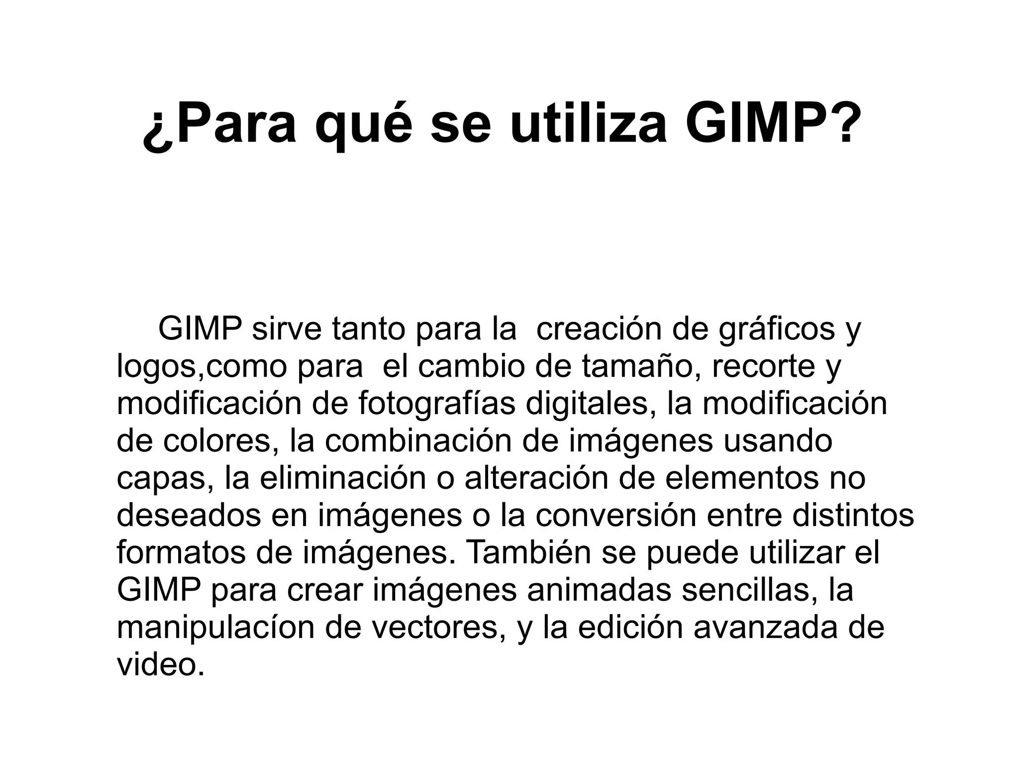 Historia de GiMP 