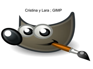 Cristina y Lara ; GIMP
 