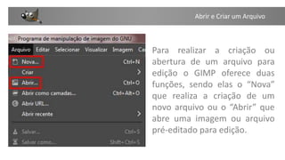 Treinamento sobre o GIMP