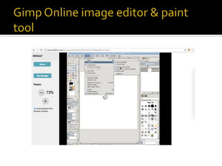 Gimp online image editor & paint tool