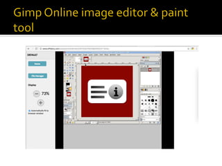 Gimp online image editor & paint tool