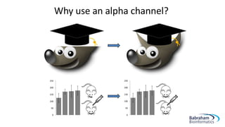Why use an alpha channel?
0
50
100
150
200
250
0
50
100
150
200
250
 