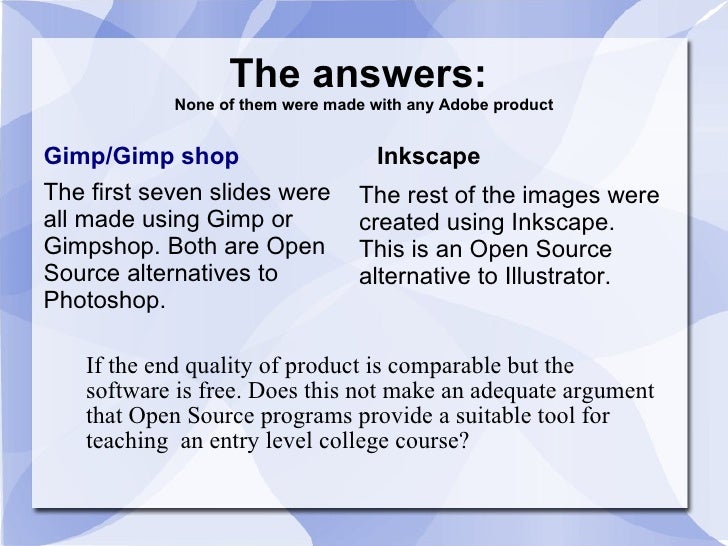 inkscape vs gimp scientific journals
