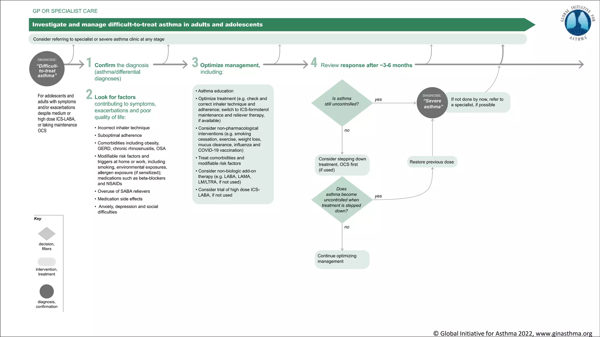 © Global Initiative for Asthma 2022, www.ginasthma.org
 