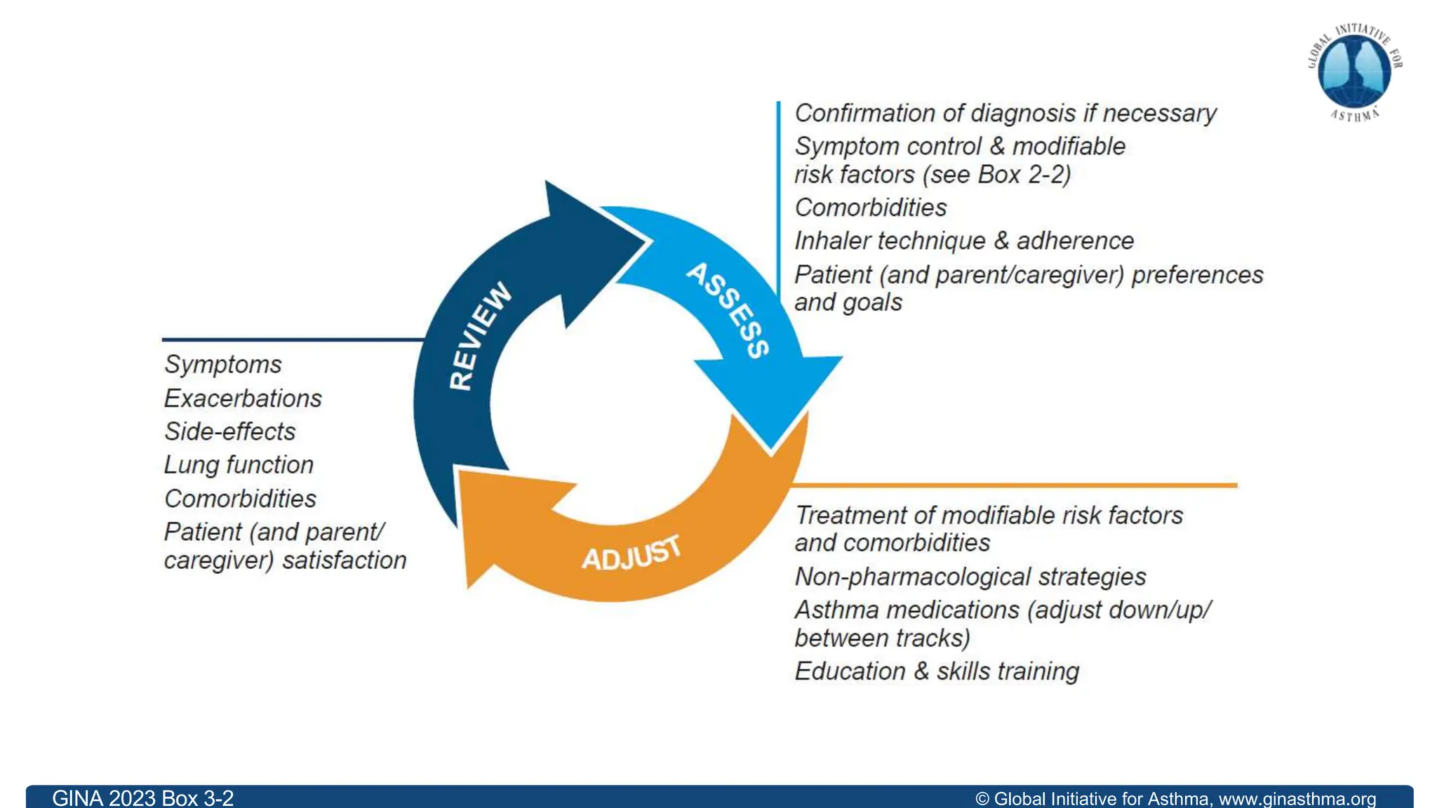 © Global Initiative for Asthma, www.ginasthma.org
GINA 2023 Box 3-2
 
