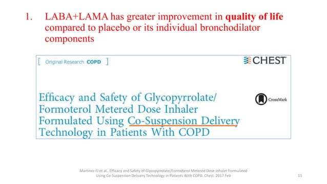 GOLD (COPD) & GINA (Asthma) guidelines: 2018 update | PPTX
