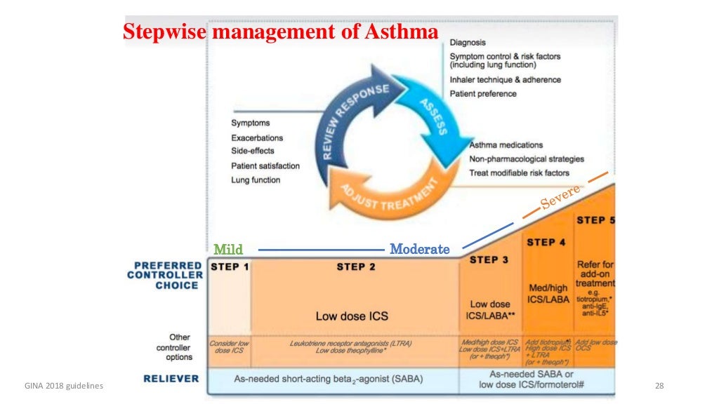 GOLD (COPD) & GINA (Asthma) guidelines 2018 update