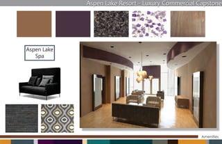 Aspen Lake Resort - Luxury Commercial Capstone




Aspen Lake
   Spa




                                                    Amenities
 