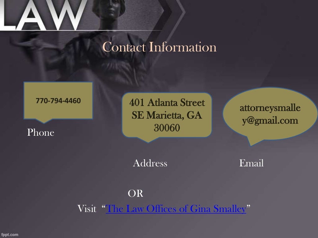 Consult Divorce Attorney Marietta Ga The Law Offices of Gina Smalley, LLC