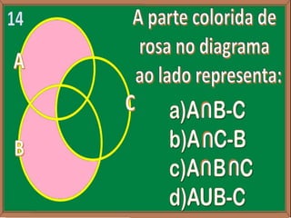 GINCANA “CONJUNTOS NUMÉRICOS” 