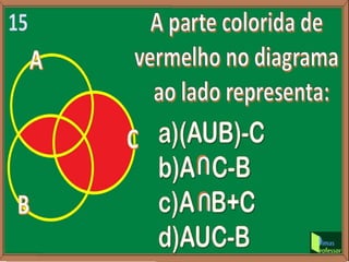 GINCANA “CONJUNTOS NUMÉRICOS” 