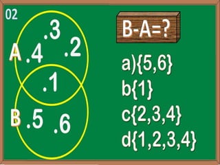 GINCANA “CONJUNTOS NUMÉRICOS” 