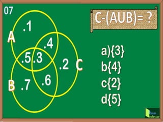 GINCANA “CONJUNTOS NUMÉRICOS” 