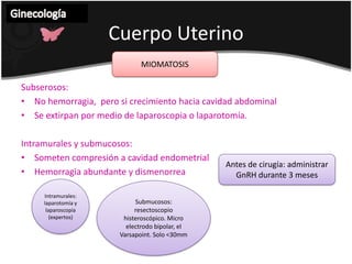 CuelloUterinoGinecología NEOPLASIA INTRAEPITELIAL CERVICAL Comprende :Displasia leve