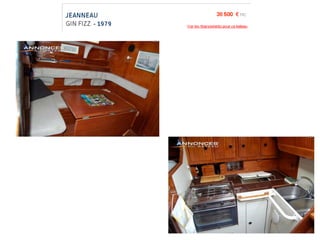 Gin fizz voilier ketch