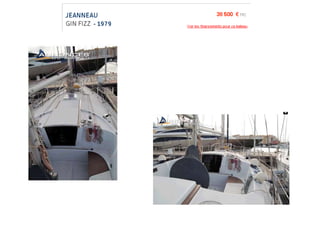 Gin fizz voilier ketch