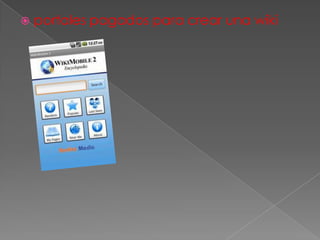    portales pagados para crear una wiki
 