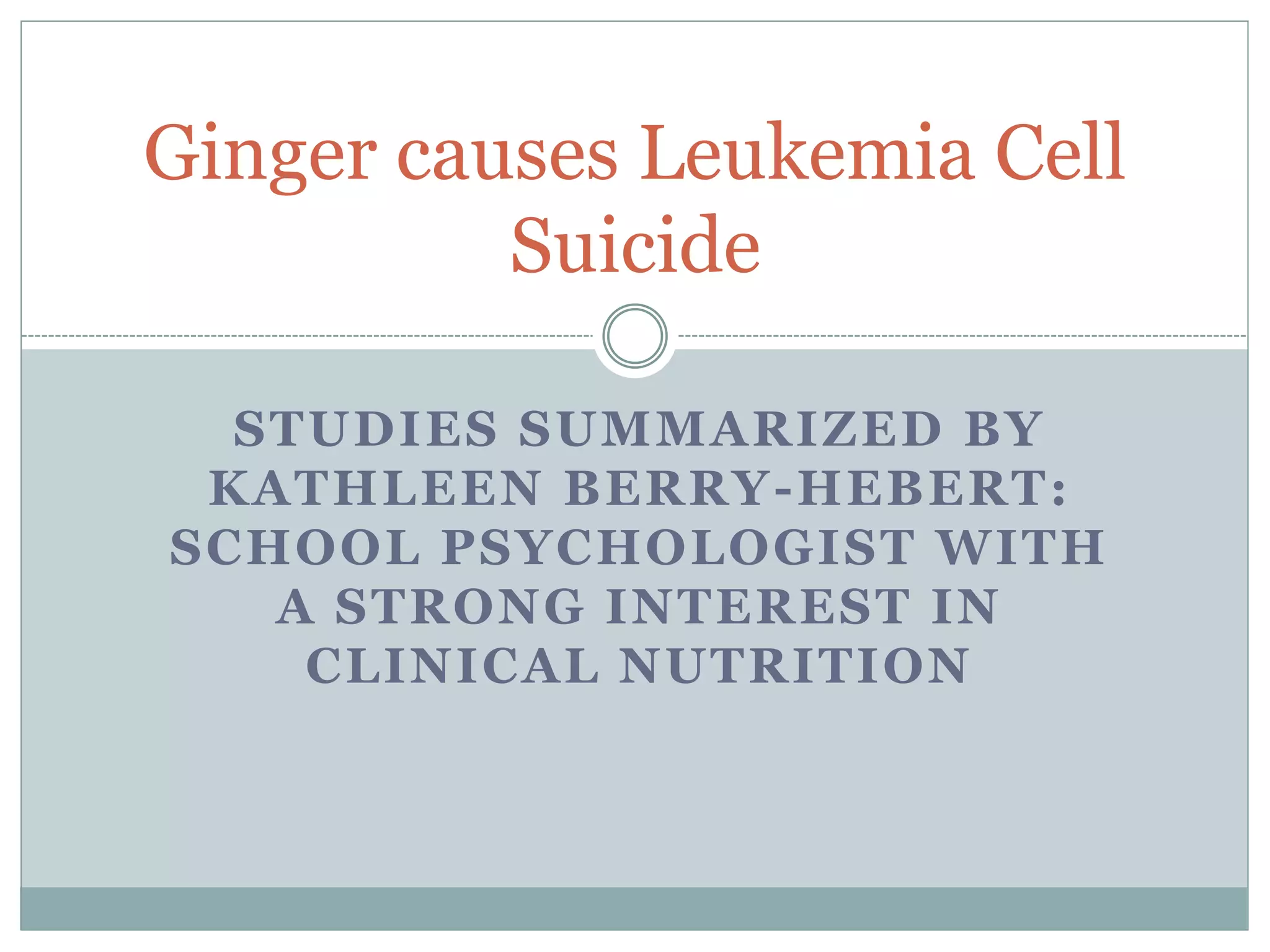 What Caused The Ginger Leak? The Answer Is Shocking - 6pb8gzg