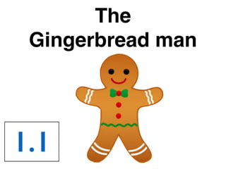 The
Gingerbread man
1.1
 