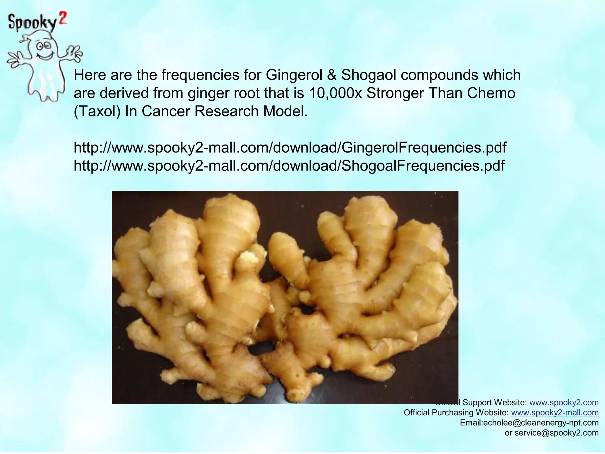 Gingerol and Shogaol Frequencies | PPT | Chemistry | Science