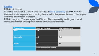 Gingival and Periodontal Indices.pptx