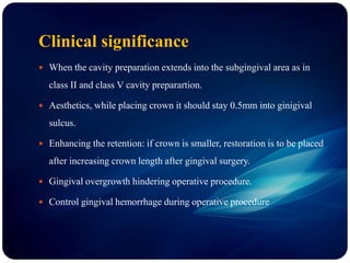 Gingival tissue management 