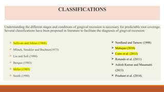 Gingival recession.pptx in department of Periodontology | PPTX