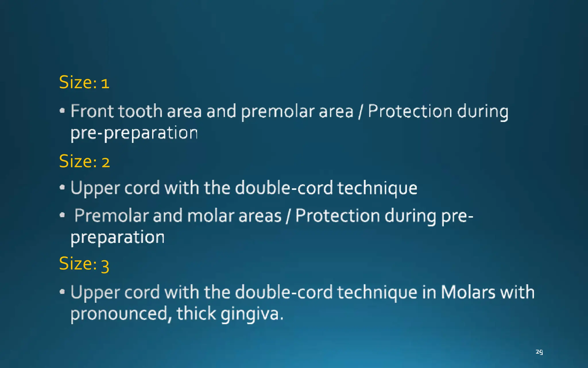 Size: 1
Size: 2
Size: 3
 