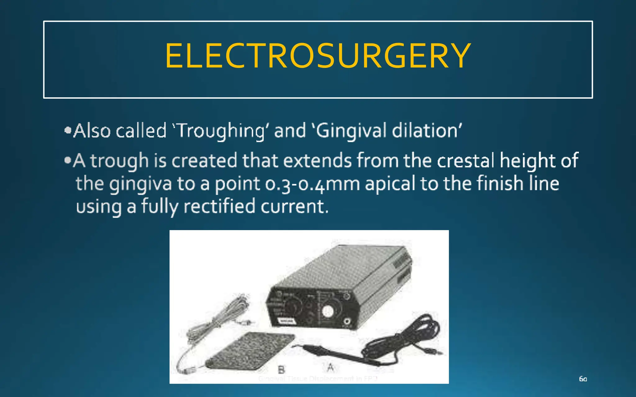 ELECTROSURGERY
 