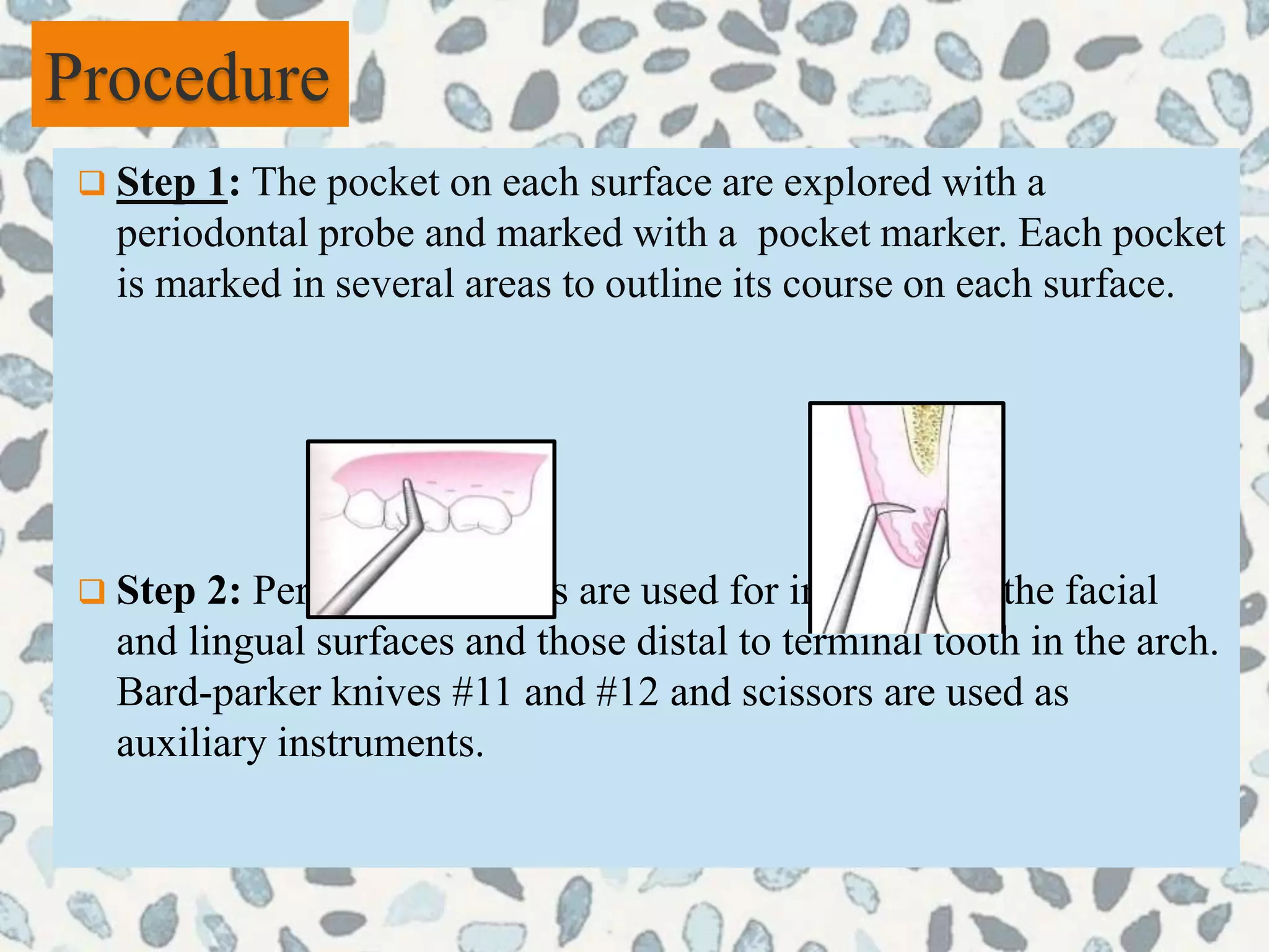 GINGIVAL SURGICAL TECHNIQUES IN PERIODONTOLOGY | PPTX
