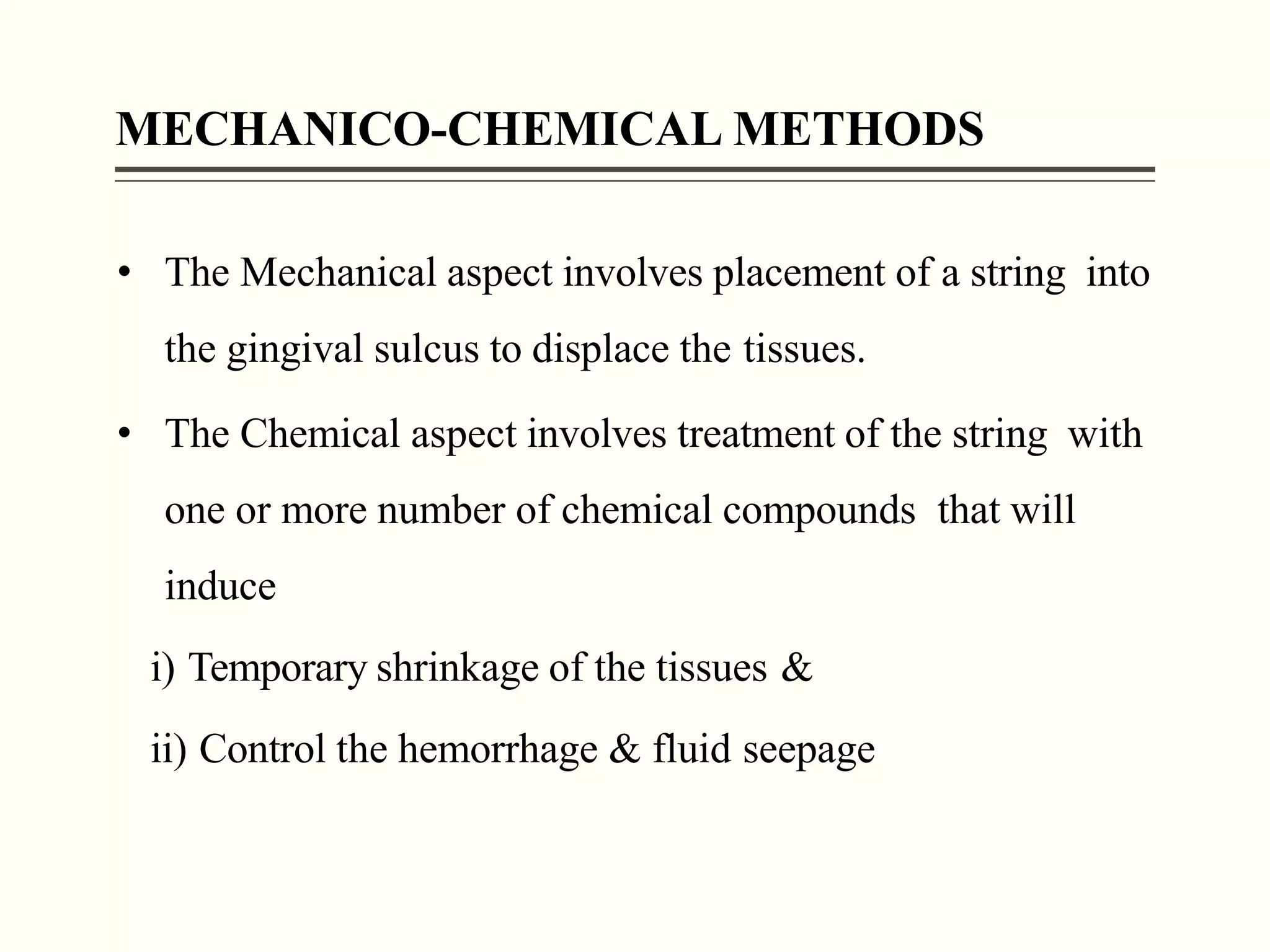 GINGIVAL TISSUE RETRACTION.pptx