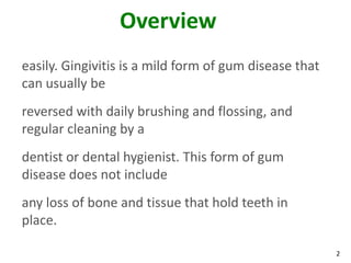 Gingivitis | PPTX