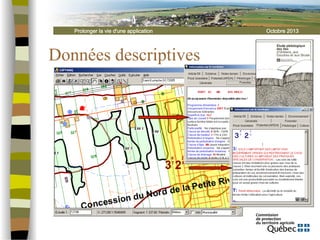 Prolonger la vie d'une application

Données descriptives

Octobre 2013

 