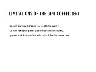 Gini Coefficient Presentation - income inequality pdf | PDF