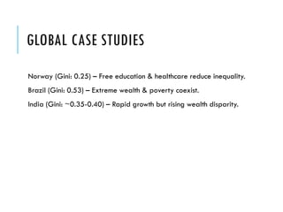 Gini Coefficient Presentation - income inequality pdf | PDF